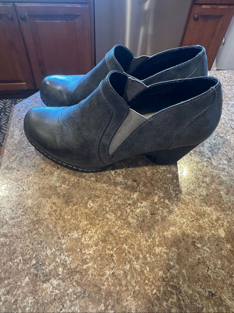 Croft & Barrow Ortholite gray Slip On Comfort Shoes Women’s Sz 7 Approx